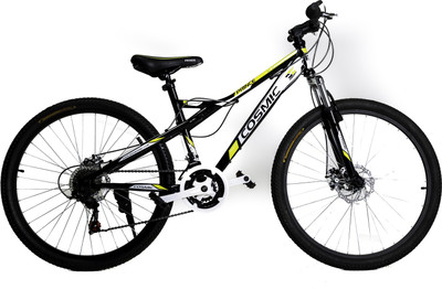 

COSMIC Prince 26 Black&Yellow 26 T Mountain/Hardtail Cycle(21 Gear, Yellow)