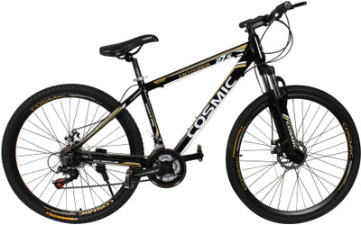 

COSMIC ENTOURER 27.5 MTB 21 SPEED BICYCLE BLACK/GOLD-SPECIAL EDITION 27.5 T Mountain/Hardtail Cycle(21 Gear, Black, Gold)