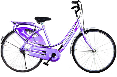 

BSA Splash 26 Purple 26 T Girls Cycle/Womens Cycle(Single Speed, Purple)