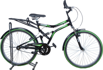 

Atlas Cooper IBC DS26T Single Speed 26 T Single Speed Mountain Cycle(Black, Green)