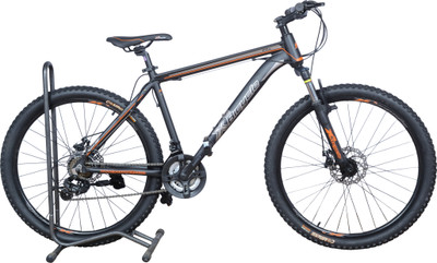 

X Bicycle Fit 26" 21 Speed Black 26 T Mountain/Hardtail Cycle(21 Gear, Black, Orange)