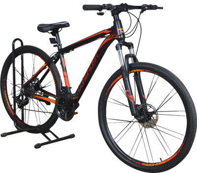 

Longhorn Tranzline 27.5 Inches 21 Speed 27.5 T Mountain/Hardtail Cycle(21 Gear, Black, Red)