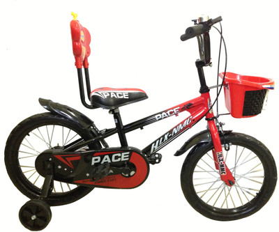 

HLX-NMC KIDS BICYCLE 16 PACE RED/BLACK 16 T Recreation Cycle(Single Speed, Red, Black), Black;red