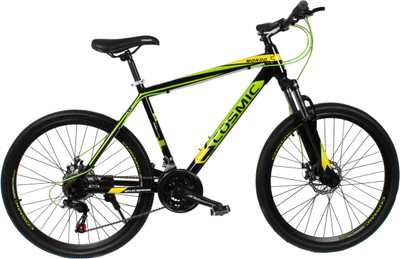 

COSMIC MONDO 21 SPEED MTB BICYCLE BLACK/GREEN-SPECIAL EDITION 26 T Mountain/Hardtail Cycle(21 Gear, Black, Green)