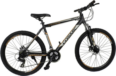 

COSMIC TRUCE 21 SPEED HARD TAIL BICYCLE BLACK/GOLD - SPECIAL EDITION 26 T Mountain/Hardtail Cycle(21 Gear, Black, Gold)