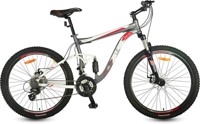 

Hero UT DS4 26inch 21 Speed 26 T Mountain/Hardtail Cycle(21 Gear, Multicolor), Black;white