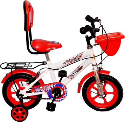 

Addo India Racing 12" White Kids Bicycle 12 T Recreation Cycle(Single Speed, White)