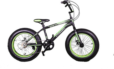 Buy COSMIC Fatso 7S 20 Black Green 20 T BMX Cycle 7 Gear Green
