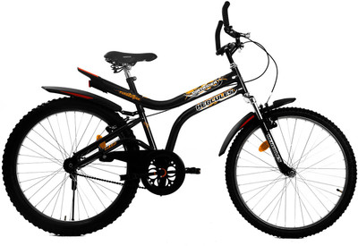 

HERCULES Dritrider 26 Inches Single Speed Black 26 T Mountain/Hardtail Cycle(Single Speed, Multicolor)