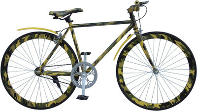 

Hi-Bird MILITARY PATTERN 26T ROAD BICYCLE 26 T Fixie Cycle(Single Speed, Multicolor)