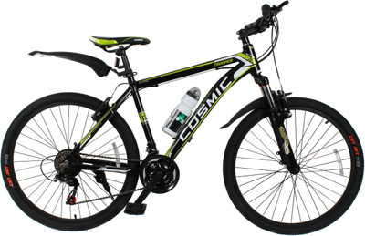 

COSMIC TROOPER 21 SPEED MTB BICYCLE BLACK/GREEN-SPECIAL EDITION 26 T Mountain/Hardtail Cycle(21 Gear, Black, Green)
