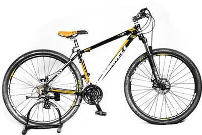 

Schnell Fang 29 SS Black&Yellow 28 T Mountain/Hardtail Cycle(21 Gear, Black)