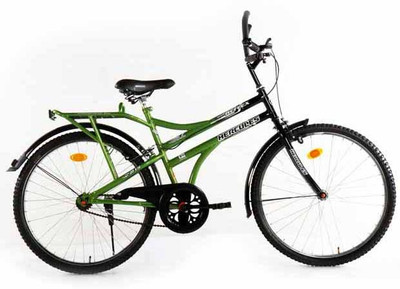 

HERCULES REFLEX RF 26 26 T Mountain/Hardtail Cycle(Single Speed, Black), Green