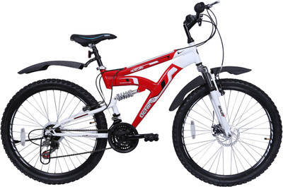 

Hero Octane Mercury V1 With Disc Brake 26 T Mountain Cycle(21 Gear, Red, White)