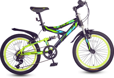 

Hero UT K7 20inch 6 Speed 20 T Recreation Cycle(Single Speed, Multicolor), Black;green