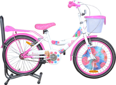 

Excel Barbie 20 Inches White&Pink 20 T Recreation Cycle(Single Speed, Multicolor), Pink;white