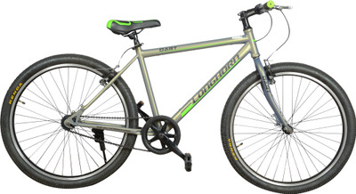 

Longhorn Dart 26 Inches Single Speed 26 T Mountain Cycle(Single Speed, Grey, Yellow)