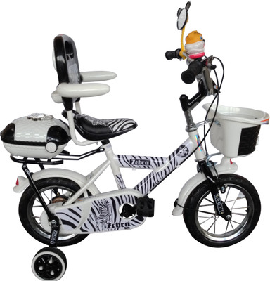 

HLX-NMC KIDS BICYCLE 12 BOWTIE ZEBRA STYLE 12 T Recreation Cycle(Single Speed, White), Black;white