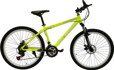 

Hi-Bird Dragon 21 Speed Mtb 26T Double Disc Brake Yellow 26 T 21 Gear Mountain/Hardtail Cycle(Yellow)