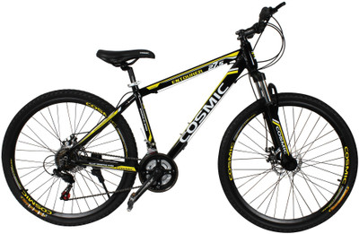 

COSMIC ENTOURER 27.5 MTB 21 SPEED BICYCLE BLACK/YELLOW-SPECIAL EDITION 27.5 T Mountain/Hardtail Cycle(21 Gear, Black, Yellow)
