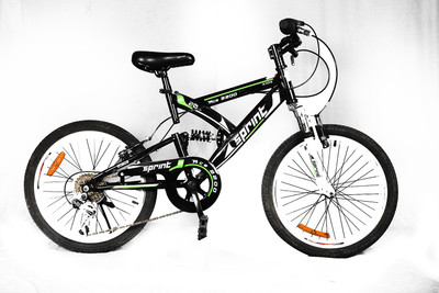 

Sprint Ace 2200 -6Spd 20 Black&Green 20 T Recreation Cycle(6 Gear, Green)