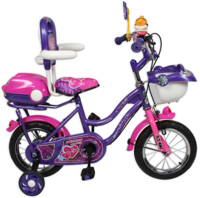 

HLX-NMC KIDS BICYCLE 12 CAR-X PURPLE/PINK 12 T Single Speed Recreation Cycle(Purple, Pink), Pink;purple