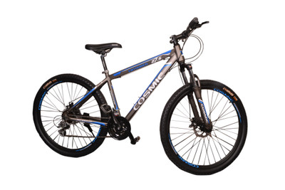 

COSMIC COSMIC ENTOURER 27.5 MTB 24 SPEED BICYCLE GREY/BLUE-SPECIAL EDITION ENTOURER27.5BKRD Hybrid Cycle(GREY,BLUE) 26 T Mountain/Hardtail Cycle(24 Gear, Multicolor)