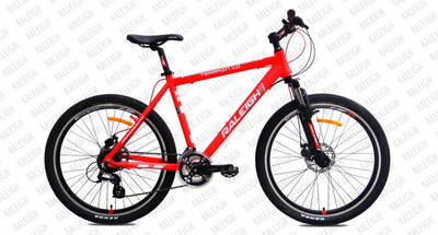 

Raleigh Terrain 10 Ms D/Disc 26" Black/Red 26 T Mountain/Hardtail Cycle(24 Gear, Red)