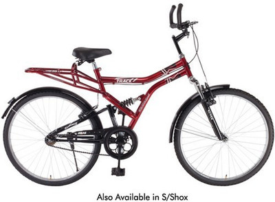 

Atlas Track 26 T Mountain Cycle(Single Speed, Green, Gold), Black