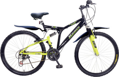 

Kross K-40 26T Multi Speed 26 T Mountain Cycle(18 Gear, Multicolor), Black;green