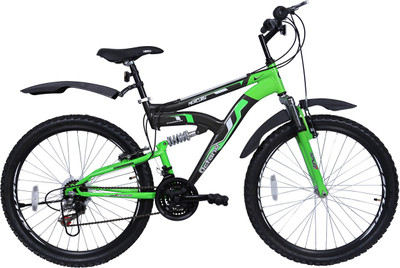 

Hero Mercury 26T 21 S 26 T Mountain Cycle(21 Gear, Multicolor), Black;green