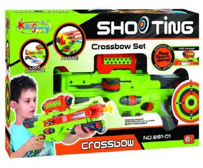 

Kemket Suction Dart Shooting Crossbow Set Convertible Tip Dart(Multicolor, Pack of1)