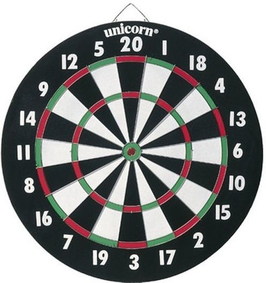 

Unicorn XL Paper Dartboard 15 x 1/2 Steel Tip Dart(Multicolor, Pack of1)