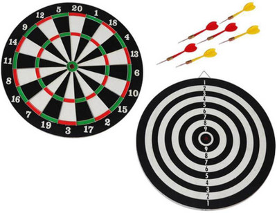 

Variety Gift Centre 15 inch Dart Board Steel Tip Dart(Multicolor, Pack of1)