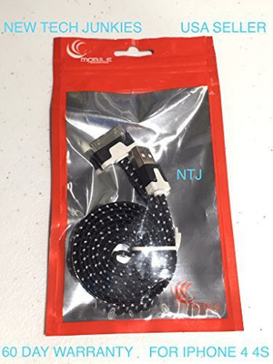 

New Tech Junkies NE9932 Sync & Charge Cable(Black)