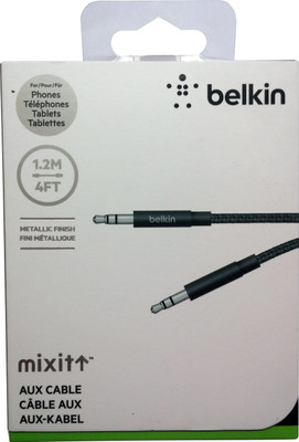 Belkin Mixit Up 3.5mm Male to Male AUX Cable(Black)
