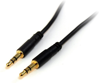 STK aux123 1 m AUX Cable Compatible with Mobile Phone, Tablet:Car stereo:Audio Player, Black