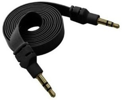 

Savs Flat Il Aux-010 AUX Cable(Mobile, Laptop, Tablet, Mp3, Gaming Device, Black)