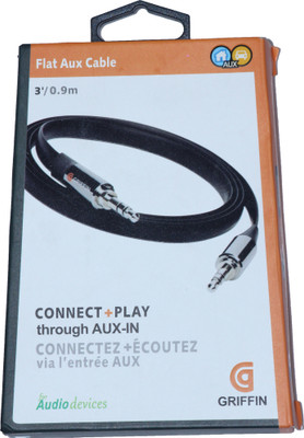 

Griffin AUX AUX Cable(Mobile, Laptop, Tablet, Mp3, Gaming Device, White)