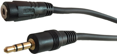 

Storite 3.5mm Male to Female jack Extension-(100cm - 3 Foot - 1M) AUX Cable(Mobile, Laptop, Tablet, Mp3, Gaming Device, Black)