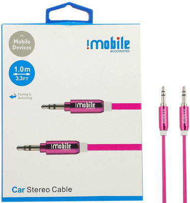 

IMobile 1 M Aux Cable Car Stereo Audio Cable(Red)