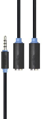 

Prolink PB155-0030 AUX Cable(Mobiles, Tablets, Laptop, Desktop, InCar, Black)