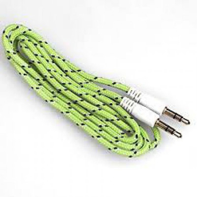 

Technofirst Solution AUXMM15 AUX Cable(Mobile, tablet, computer, Green)