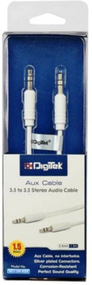 

Digitek dc1.5m aux AUX Cable(White)