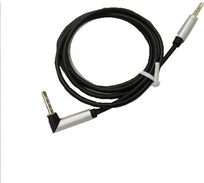 Axcess Aluminium Car stereo AUX Cable(Black)
