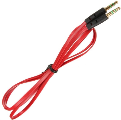 

Iway Colourful 3.5 mm Male to Male Stereo Audio Flat AUX AUX Cable(Red)