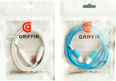 

Griffin Blue and White AUX Cable(Blue, White)