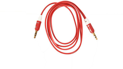 Griffin High Quality 3.5 MM Flat Stereo Aux for Mobile, Tablet & Car Player AUX Cable(Red) available at flipkart for Rs.249