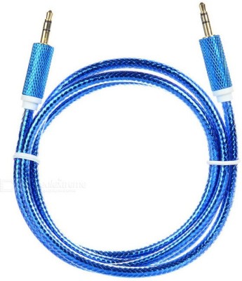 

Dhhan 1.5m Auxillary audio AUX Cable(Mobile, Laptop, Tablet, Mp3, Gaming Device, Blue)