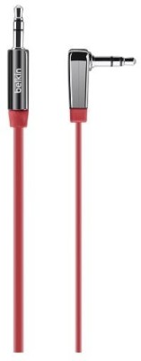 

Belkin Flat Audio Cable AUX Cable(Mobile, Car, Laptops, Computers, Ipod, Red)